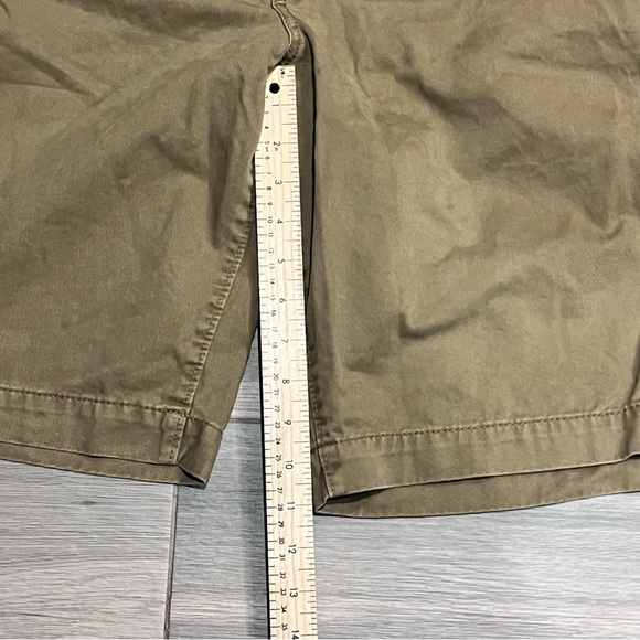 American Eagle Longboard Shorts Men's Khaki 32" waist  11" inseam Skater Street - Picture 6 of 11